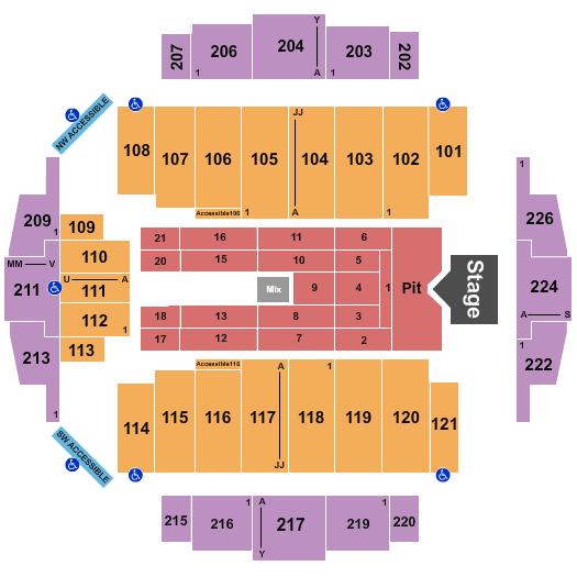 Tacoma Dome Cody Johnson Seating Chart